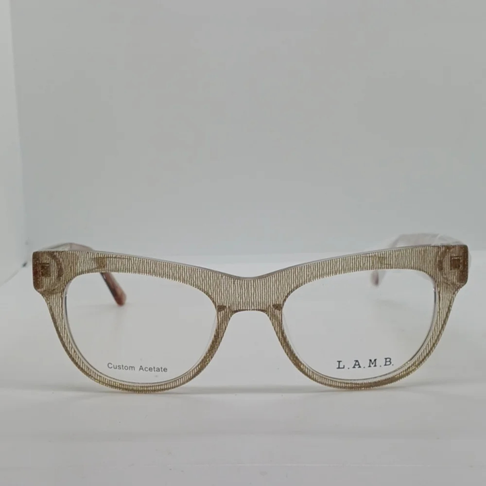 NWT WOMEN'S L.A.M.B. EYEGLASS FRAMES LA067 GOLD